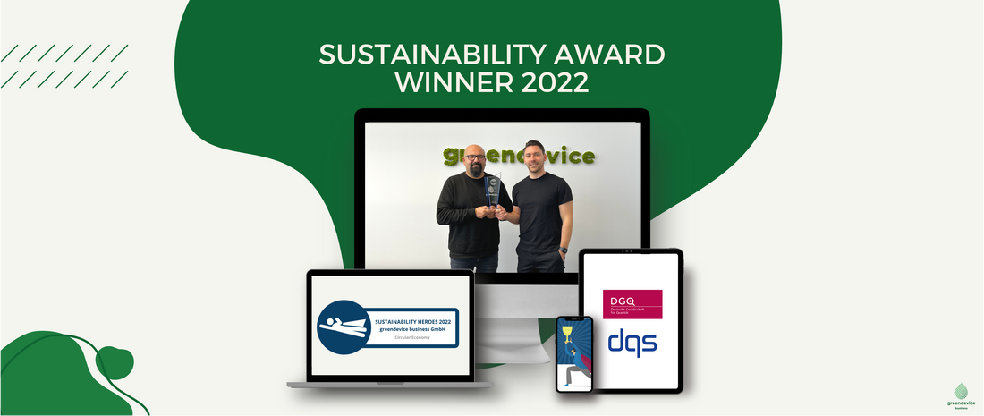 Titelbild greendevice gewinnt Sustainability Award